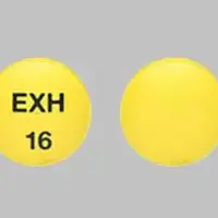 Exalgo (Hydromorphone (oral) [ hye-droe-mor-fone ])-EXH 16-16 mg-Yellow-Round