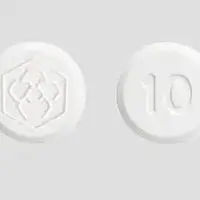 Fanapt (Iloperidone [ eye-loe-per-i-done ])-Logo 10-10 mg-White-Round