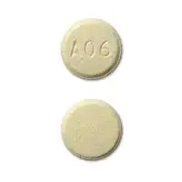 Fazaclo (Clozapine [ kloe-za-peen ])-A06-25 mg-Yellow-Round