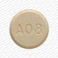 Fazaclo (Clozapine [ kloe-za-peen ])-A08-100 mg-Yellow-Round