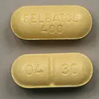 Felbatol (Felbamate [ fel-bam-ate ])-FELBATOL 400 04 30-400 mg-Yellow-Capsule-shape