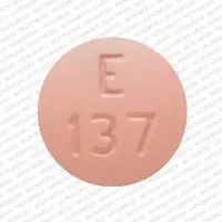 Felodipine (Felodipine [ fe-loe-di-peen ])-E 137-5 mg-Pink-Round