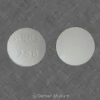 Fosrenol (Lanthanum carbonate [ lan-than-um-car-bo-nayt ])-S405  250-250 mg-White-Round