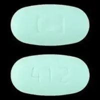 Gabitril (Tiagabine [ tye-ag-a-been ])-412 C-12 mg-Green-Oval