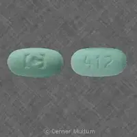 Gabitril (Tiagabine [ tye-ag-a-been ])-412 C-12 mg-Green-Oval