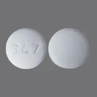 Hydroxychloroquine (Hydroxychloroquine [ hye-drox-ee-klor-oh-kwin ])-347-200 mg-White-Round