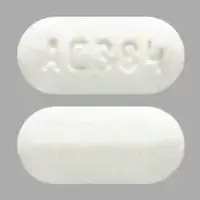 Hydroxychloroquine (Hydroxychloroquine [ hye-drox-ee-klor-oh-kwin ])-AC 384-200 mg-White-Capsule-shape