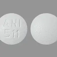 Indapamide (Indapamide [ in-dap-a-mide ])-ANI 511-2.5 mg-White-Round