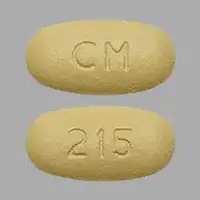 Invokamet (Canagliflozin and metformin [ kan-a-gli-floe-zin-and-met-for-min ])-CM 215-150 mg / 500 mg-Yellow-Capsule-shape