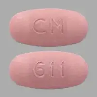 Invokamet (Canagliflozin and metformin [ kan-a-gli-floe-zin-and-met-for-min ])-CM 611-150 mg / 1000 mg-Purple-Capsule-shape