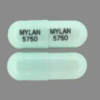 Ketoprofen (Ketoprofen [ kee-toe-proe-fen ])-MYLAN 5750 MYLAN 5750-75 mg-Blue-Capsule-shape