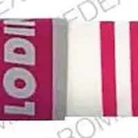 Lodine (Etodolac [ ee-toe-doe-lak ])-LODINE-200 mg-Gray / Red-Capsule-shape