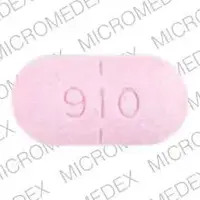 Lortab (Acetaminophen and hydrocodone [ a-seet-a-min-oh-fen-and-hye-droe-koe-done ])-ucb 910-500 mg / 10 mg-Pink-Oval