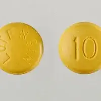 Lotensin (Benazepril [ ben-ay-ze-pril ])-LOTENSIN 10-10 mg-Yellow-Round