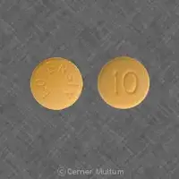 Lotensin (Benazepril [ ben-ay-ze-pril ])-LOTENSIN 10-10 mg-Yellow-Round