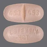 Lotensin hct (Hydrochlorothiazide and benazepril [ hye-droe-klor-oh-thy-a-zide-and-ben-az-e-pril ])-LOTENSIN HCT 453 453-20 mg / 12.5 mg-Purple-Oval