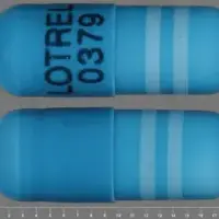 Lotrel (Amlodipine and benazepril [ am-loe-di-peen-and-ben-ay-ze-pril ])-LOTREL 0379-10 mg / 40 mg-Blue / White-Capsule-shape