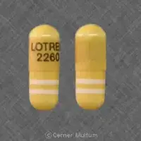 Lotrel (Amlodipine and benazepril [ am-loe-di-peen-and-ben-ay-ze-pril ])-LOTREL 2260-5 mg / 10 mg-Brown / White-Capsule-shape