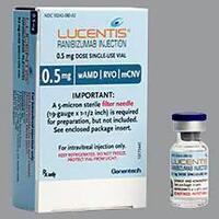 Lucentis (Ranibizumab (ophthalmic) [ ra-nib-i-zue-mab-off-thal-mik ])-medicine-0.5 mg/0.05 mL (10 mg/mL) injection