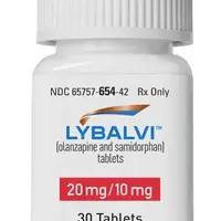 Lybalvi (Olanzapine and samidorphan)-OS 20-olanzapine 20 mg / samidorphan 10 mg-Pink-Capsule-shape