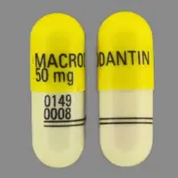 Macrodantin (Nitrofurantoin [ nye-troe-fue-ran-toin ])-MACRODANTIN 50 mg 0149 0008-50 mg-Yellow / White-Capsule-shape