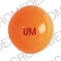 Marinol (Dronabinol [ droe-nah-bih-nol ])-UM-10 mg-Orange-Round