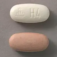 Micardis hct (Hydrochlorothiazide and telmisartan [ hye-droe-klor-oh-thye-a-zide-and-tel-mi-sar-tan ])-Logo H4-12.5 mg / 40 mg-Red & White-Oval