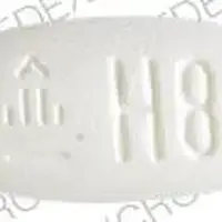 Micardis hct (Hydrochlorothiazide and telmisartan [ hye-droe-klor-oh-thye-a-zide-and-tel-mi-sar-tan ])-LOGO H8-12.5 mg / 80 mg-Red & White-Oval