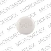 Micardis (Telmisartan [ tel-mi-sar-tan ])-50 H Logo-20 mg-White-Round