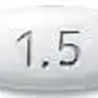 Mirapex er (Pramipexole [ pram-i-pex-ole ])-ER 1.5-1.5 mg-White-Oval