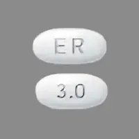 Mirapex er (Pramipexole [ pram-i-pex-ole ])-ER 3.0-3 mg-White-Oval