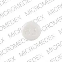 Mirapex (Pramipexole [ pram-i-pex-ole ])-83 BI-0.125 MG-White-Round