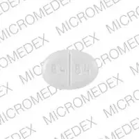 Mirapex (Pramipexole [ pram-i-pex-ole ])-BI BI 84 84-0.25 mg-White-Oval