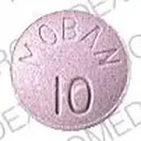 Moban (Molindone [ moe-lin-done ])-MOBAN 10-10 MG-Purple-Round