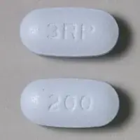 Moderiba (Ribavirin (oral) [ rye-ba-vye-rin ])-3RP 200-200 mg-Blue-Capsule-shape