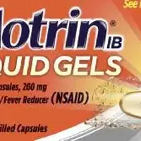 Motrin ib (Ibuprofen 200mg [ eye-bue-proe-fen ])-MotrinIB-200 mg-Clear-Capsule-shape