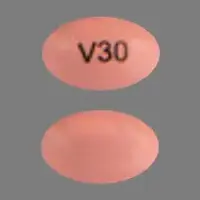 Myorisan (Isotretinoin (oral) [ eye-so-tret-i-noyn ])-V30-30 mg-Pink-Capsule-shape