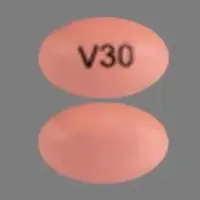 Myorisan (Isotretinoin (oral) [ eye-so-tret-i-noyn ])-V30-30 mg-Pink-Capsule-shape