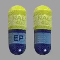 Nalfon (Fenoprofen [ fen-oh-proe-fen ])-NALFON 400 mg EP 123-fenoprofen calcium 400 mg-Green / Blue-Capsule-shape