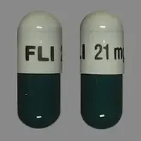 Namenda xr (Memantine [ meh-man-teen ])-FLI 21 mg-21 mg-White / Green-Capsule-shape