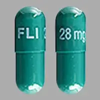 Namenda xr (Memantine [ meh-man-teen ])-FLI 28 mg-28 mg-Green-Capsule-shape