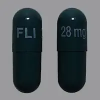 Namenda xr (Memantine [ meh-man-teen ])-FLI 28 mg-28 mg-Green-Capsule-shape