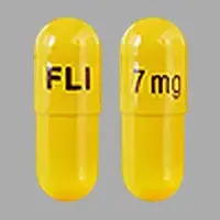 Namenda xr (Memantine [ meh-man-teen ])-FLI 7 mg-7 mg-Yellow-Capsule-shape