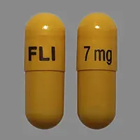 Namenda xr (Memantine [ meh-man-teen ])-FLI 7 mg-7 mg-Yellow-Capsule-shape