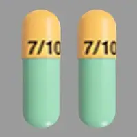 Namzaric (Donepezil and memantine [ doe-nep-e-zil-and-mem-an-teen ])-FL 7/10-donepezil hydrochloride 10 mg / memantine hydrochloride 7 mg-Green & Orange-Capsule-shape