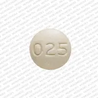 Thyroid desiccated (Thyroid desiccated [ thye-roid ])-N 025-16.25 mg (¼ Grain)-White-Round