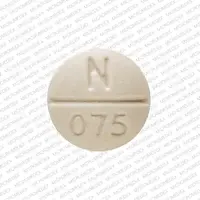 Thyroid desiccated (Thyroid desiccated [ thye-roid ])-RLC N 075-48.75 mg (¾ Grain)-White-Round