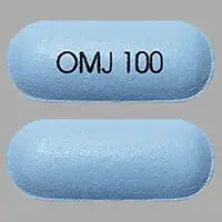 Nucynta er (Tapentadol [ ta-pen-ta-dol ])-OMJ 100-100 mg-Blue-Capsule-shape