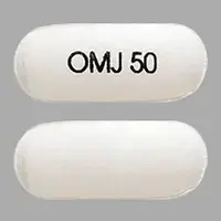 Nucynta er (Tapentadol [ ta-pen-ta-dol ])-OMJ 50-50 mg-White-Capsule-shape