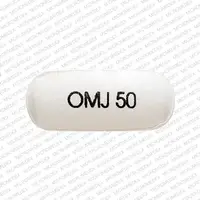 Nucynta er (Tapentadol [ ta-pen-ta-dol ])-OMJ 50-50 mg-White-Capsule-shape